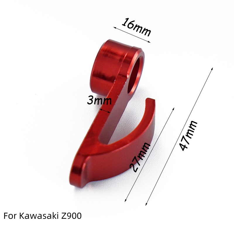 Đối với kawasaki z900 z900 2017 2018 2019 2020 2021 2022 xe máy phổ thông sửa đổi phía trên bơm bên móc mũ bảo hiểm móc treo hành lý giá treo túi