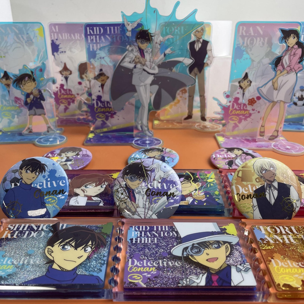 Huy Hiệu Mạ Thiếc Hình Thám Tử conan Độc Đáo