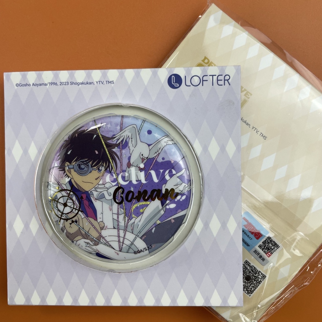 Huy Hiệu Mạ Thiếc Hình Thám Tử conan Độc Đáo