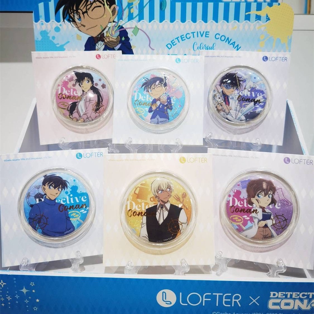 Huy Hiệu Mạ Thiếc Hình Thám Tử conan Độc Đáo