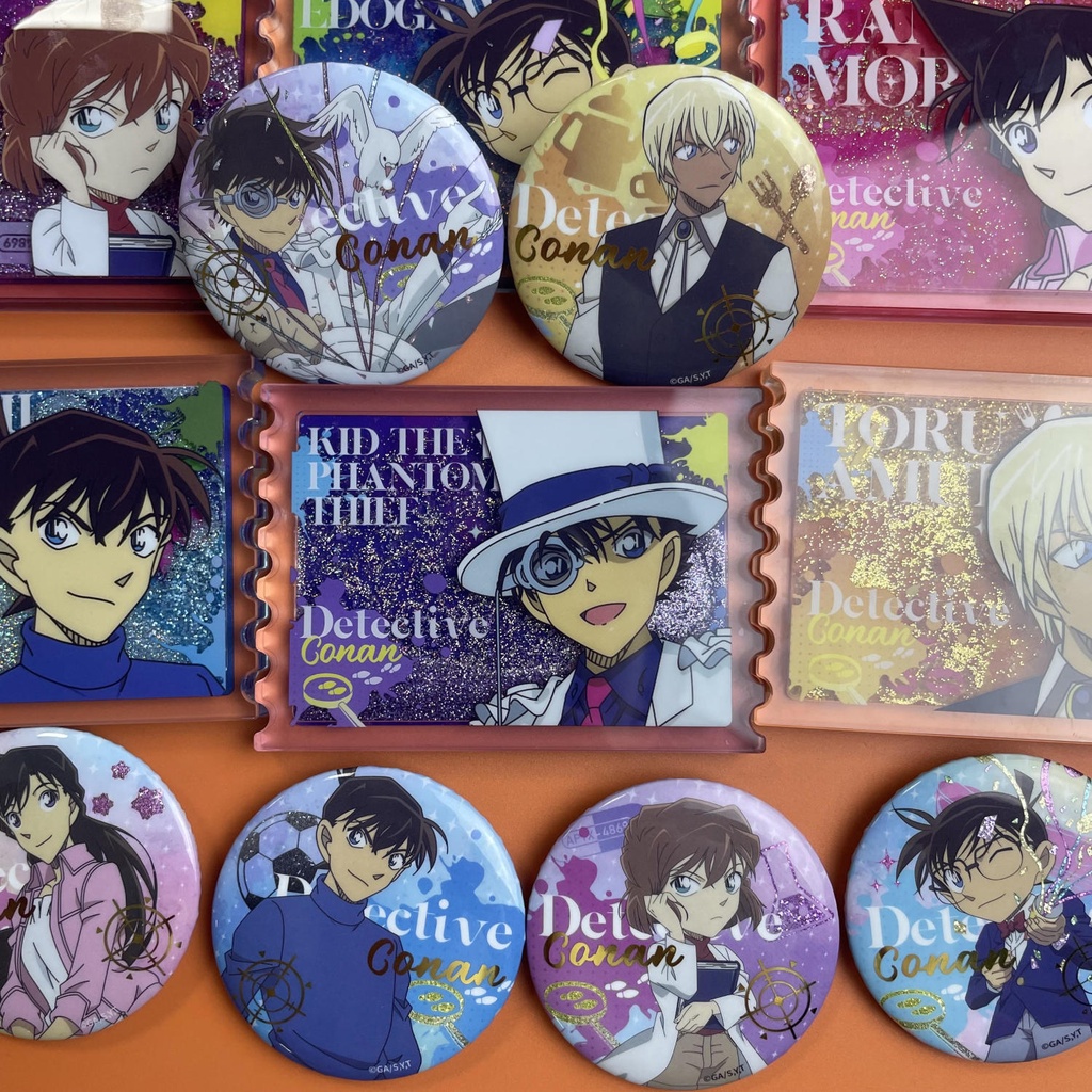 Huy Hiệu Mạ Thiếc Hình Thám Tử conan Độc Đáo