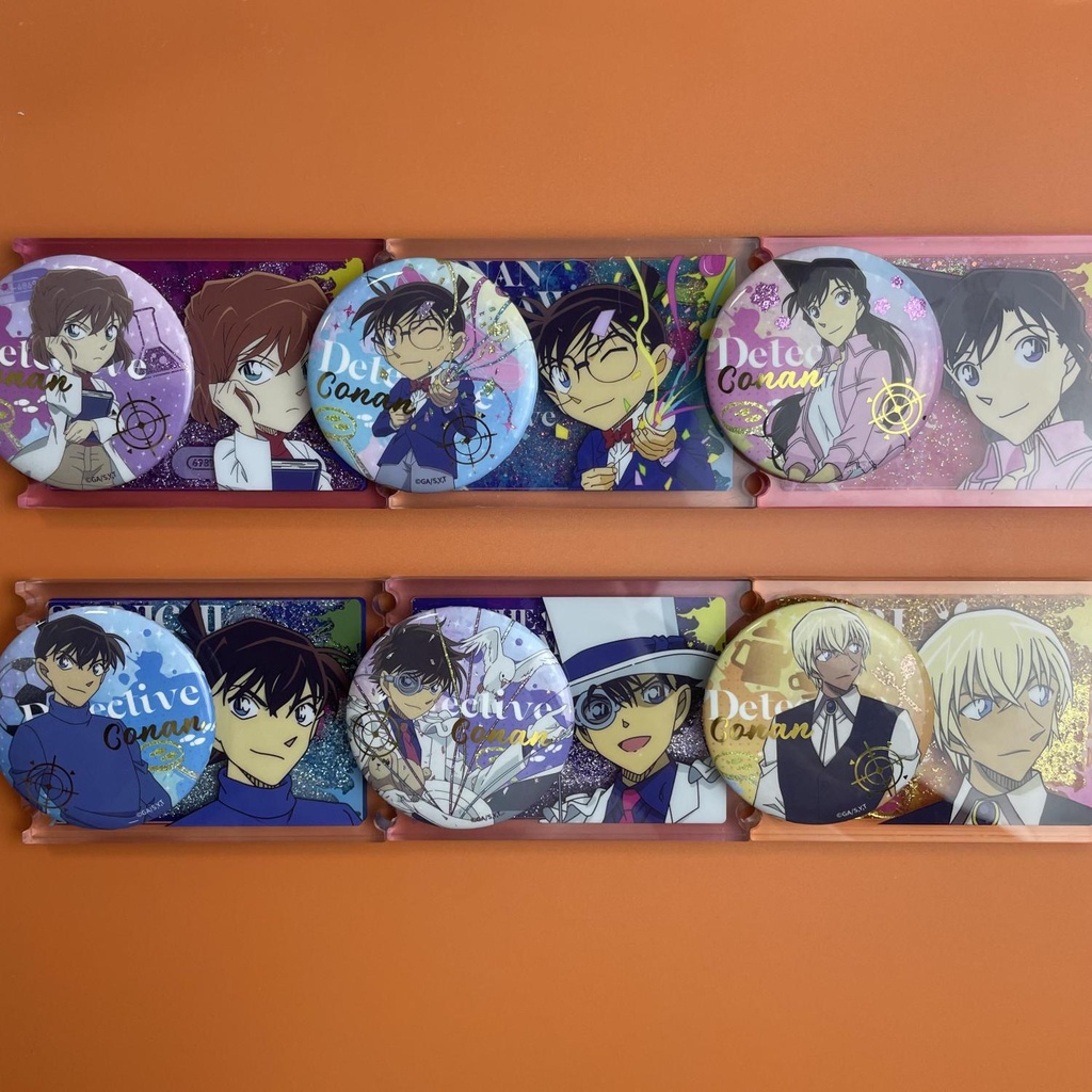 Huy Hiệu Mạ Thiếc Hình Thám Tử conan Độc Đáo