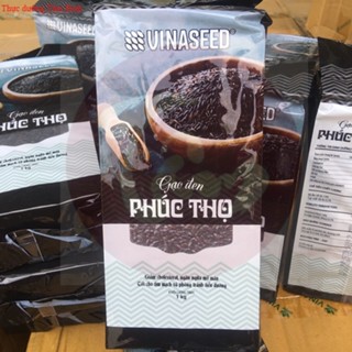 Gạo lứt đen Phúc Thọ 1kg-Chính hãng Vinaseed hút chân không Tâm Bình Foods