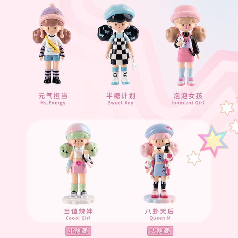 Finding unicorn molinta gossip club series Hộp Đồ Chơi Mô Hình Nhân Vật Bí Ẩn Chính Hãng Hộp Quà Tặng Dễ Thương