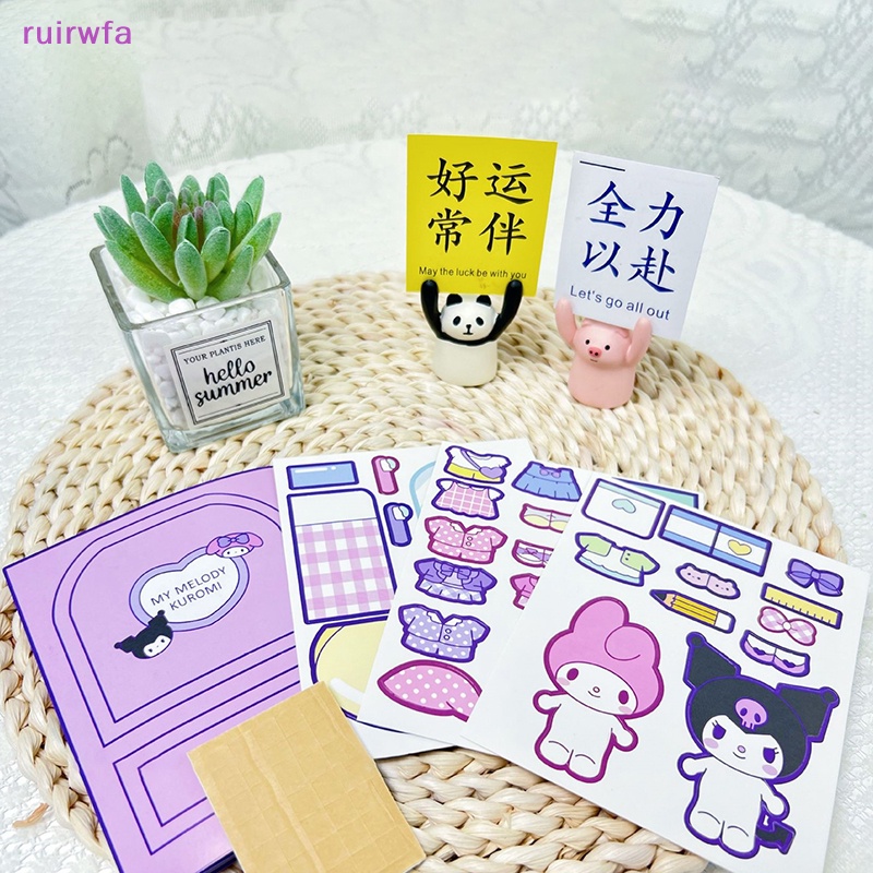 Ruirwfa Sách sanrio doudou Thủ Công Tự Làm Cho Bé Gái Mới
