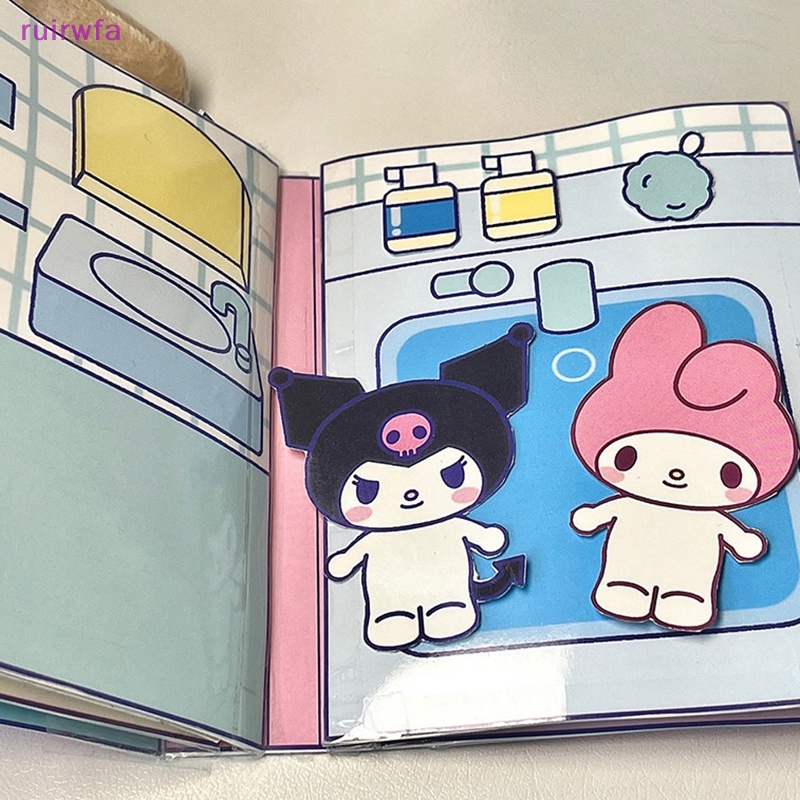 Ruirwfa Sách sanrio doudou Thủ Công Tự Làm Cho Bé Mới