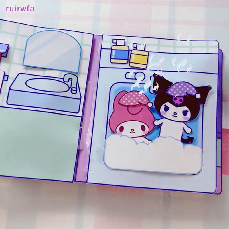 Ruirwfa Sách sanrio doudou Thủ Công Tự Làm Cho Bé Mới