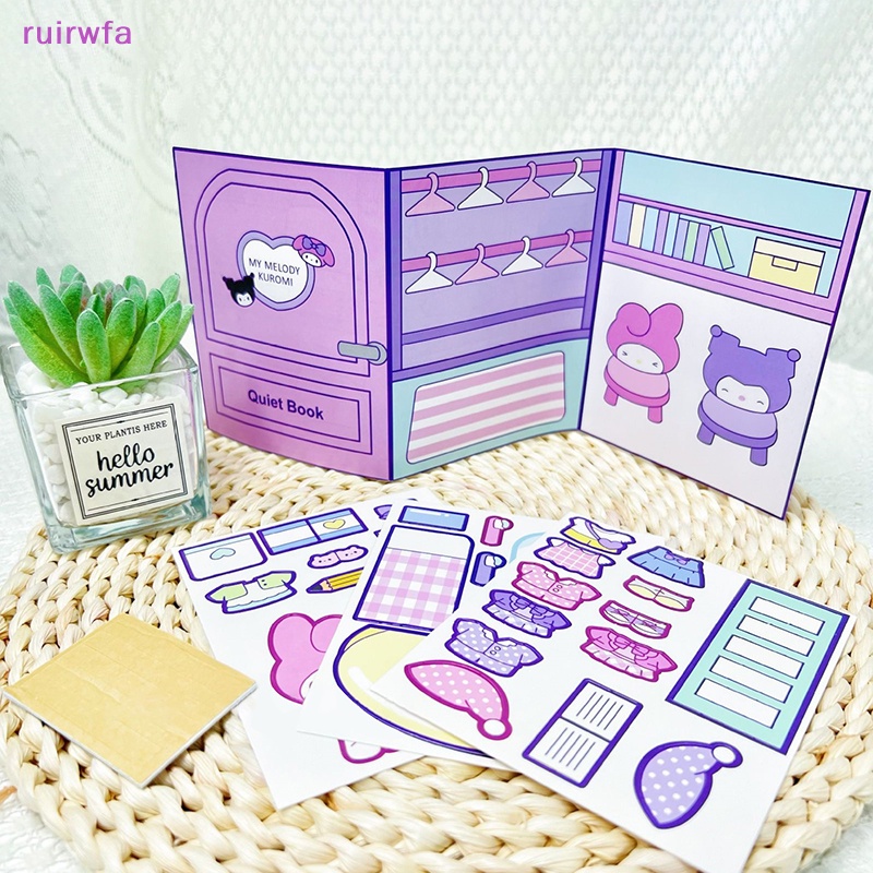 Ruirwfa Sách sanrio doudou Thủ Công Tự Làm Cho Bé Gái Mới
