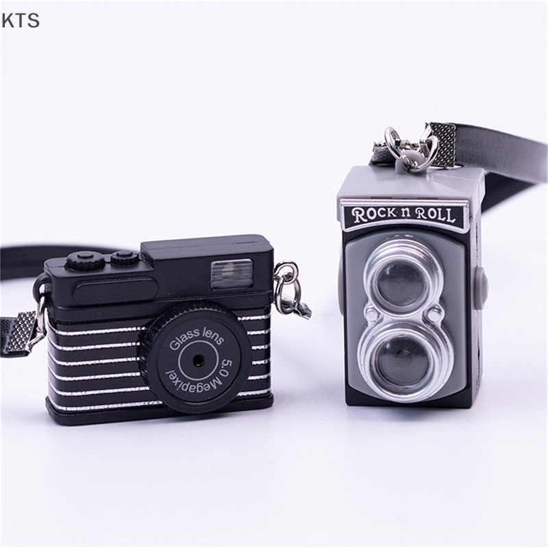 Kts mini camera keychain móc chìa khóa ô tô vòng chìa khóa đèn pin led đầy màu sắc chìa khóa kaca kt