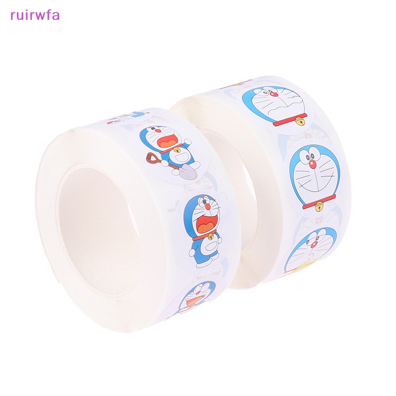 Cuộn 500 sticker doraemon Dán Trang Trí Dễ Thương Mới