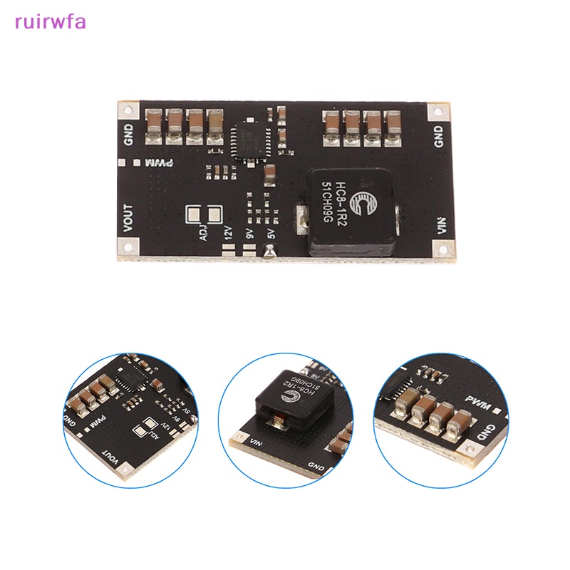 Mô Đun Tăng Áp Nguồn Điện 10a 1mhz ruirwfa tps61088 5v 9v 12v Mới