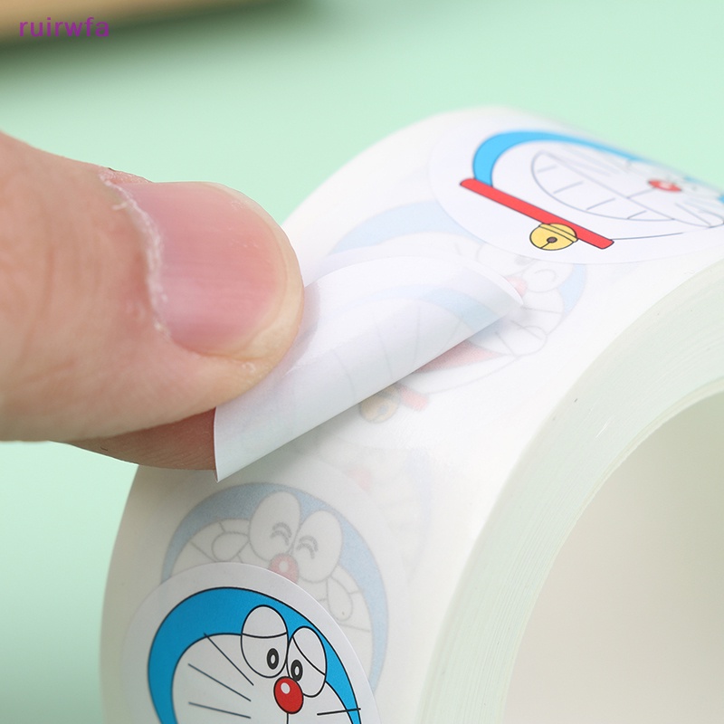 Cuộn 500 sticker doraemon Dán Trang Trí Dễ Thương Mới