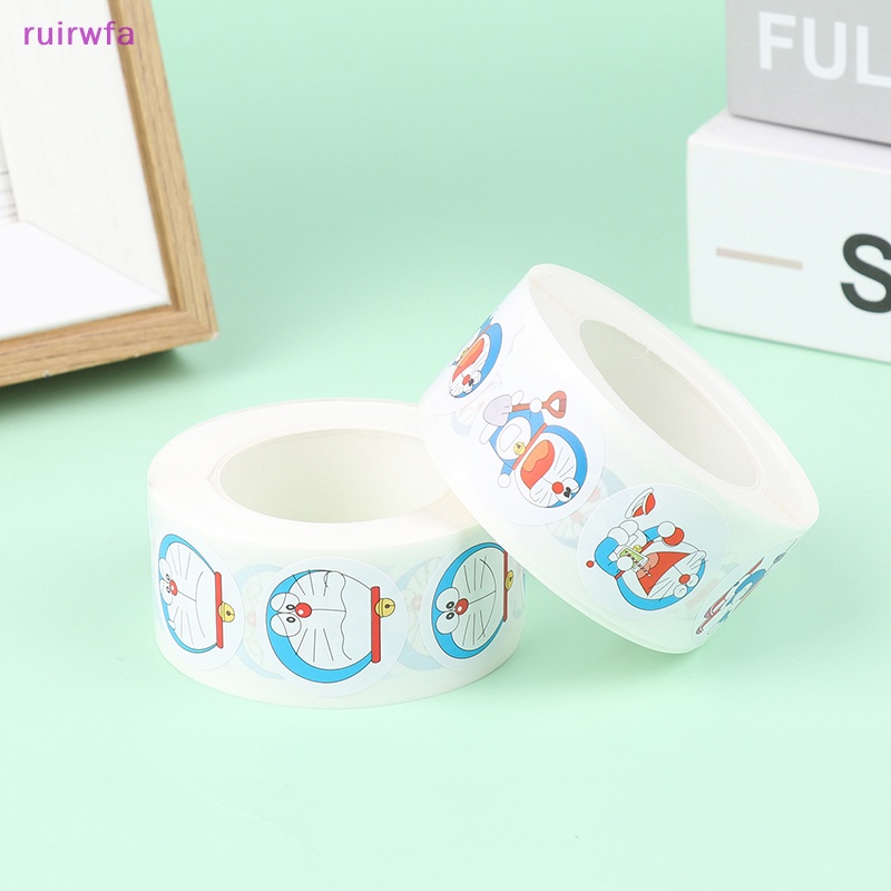 Cuộn 500 sticker doraemon Dán Trang Trí Dễ Thương Mới