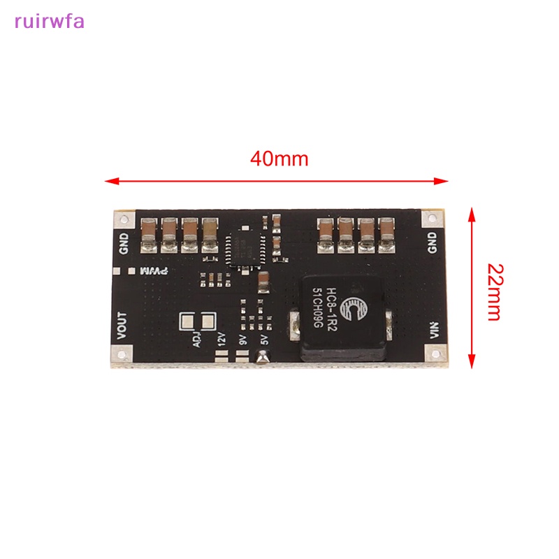 Mô Đun Tăng Áp Nguồn Điện 10a 1mhz ruirwfa tps61088 5v 9v 12v Mới