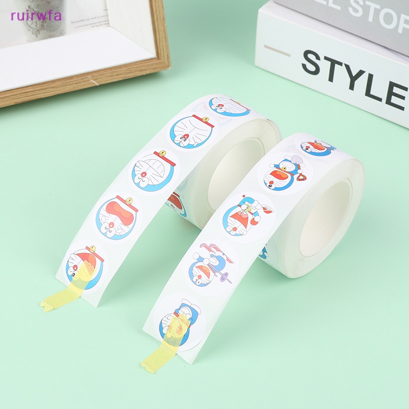 Cuộn 500 sticker doraemon Dán Trang Trí Dễ Thương Mới