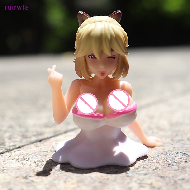 Ruirwfa Mô Hình Hoạt Hình anime kanako Ngực Lắc Trang Trí Bảng Điều Khiển Xe Hơi Mới