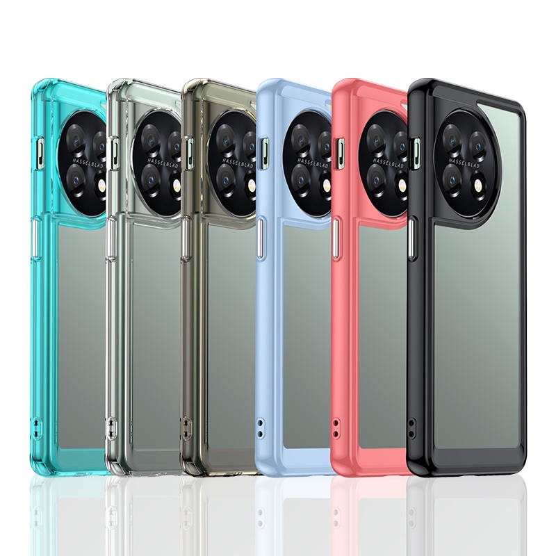 Space shield vỏ silicon trong suốt chống va đập cho oneplus 11 / 11r / ace2 / ace / nord n20 se / n300 / n20 racing vỏ bọc điện thoại tpu nhiều màu trong suốt