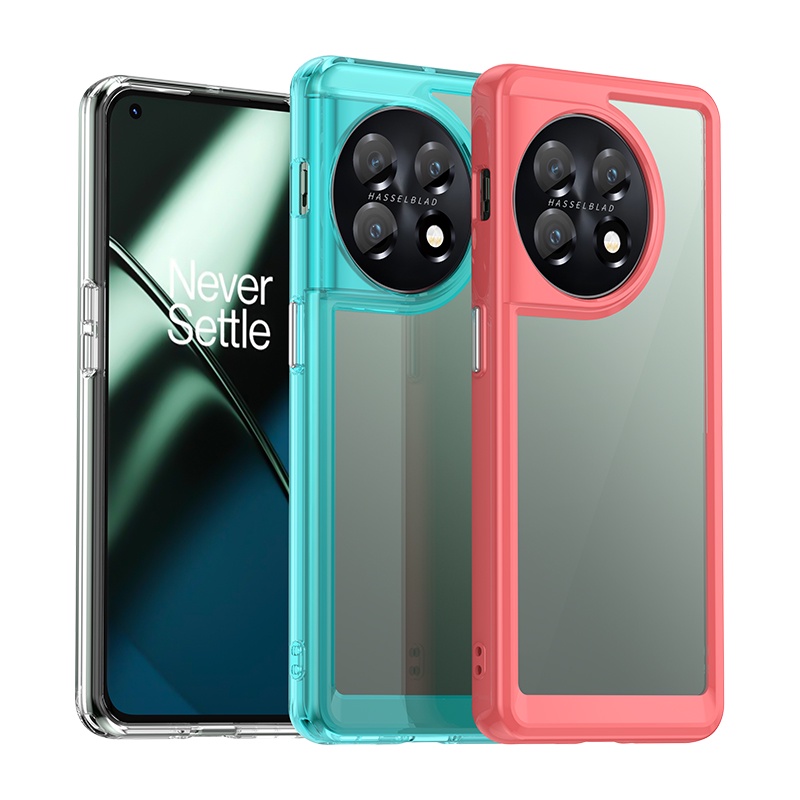 Space shield vỏ silicon trong suốt chống va đập cho oneplus 11 / 11r / ace2 / ace / nord n20 se / n300 / n20 racing vỏ bọc điện thoại tpu nhiều màu trong suốt