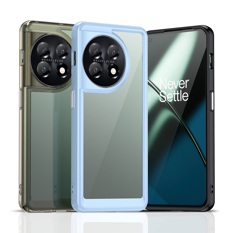 Space shield vỏ silicon trong suốt chống va đập cho oneplus 11 / 11r / ace2 / ace / nord n20 se / n300 / n20 racing vỏ bọc điện thoại tpu nhiều màu trong suốt