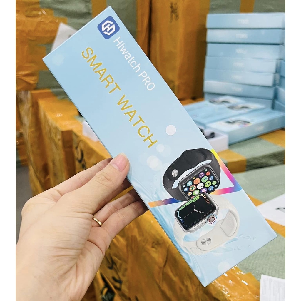 Đồng Hồ Thông Minh Smartwatch Nam Nữ Series 7 T700S Hiwatch Pro Viền Thép - Cảm Ứng Mượt Mà - Nghe Gọi - Kháng Nước IP67