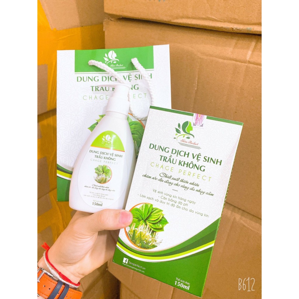 huamai Dung dịch vệ sinh trầu không mẫu mới