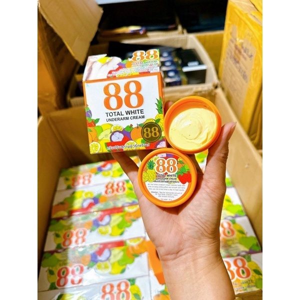 huamai Kem giảm hôi nách dưỡng trắng da vùng nách 88 TOTAL WHITE UNDERARM CREAM 35g