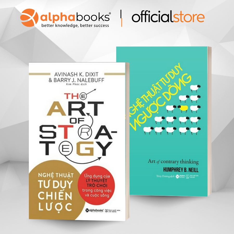 Sách - The Art Of Strategy - Nghệ Thuật Tư Duy Chiến Lược + Nghệ Thuật Tư Duy Ngược Dòng (Combo/Tùy Chọn)