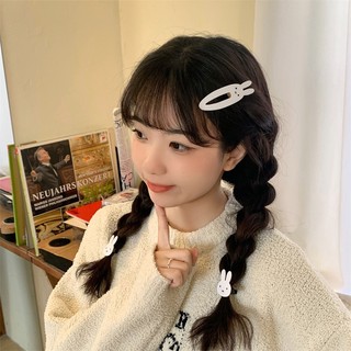 Set 2 Kẹp Tóc Tai Thỏ Dễ Thương Cho Nữ
