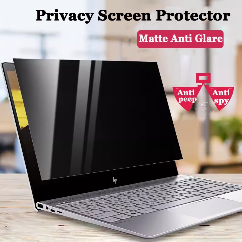 15.6inch notebook privacy screen protector matte anti peep / spy / glare 13.3 /14.0 anti-scratch screen protection film laptop for acer / asus // dell 15 / hp / lenovo / toshiba / samsung