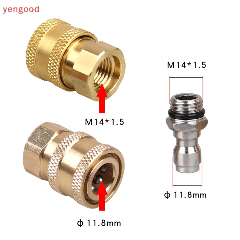 Đầu Nối Vòi Xịt Nước Rửa Xe Hơi Bằng Xốp 1 / 4 inch m14
