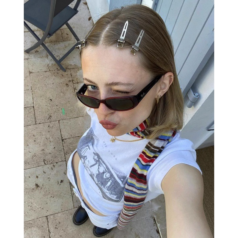 Ahellogirl 1 cái kim loại kẹp tóc trang điểm chuyên nghiệp 9cm