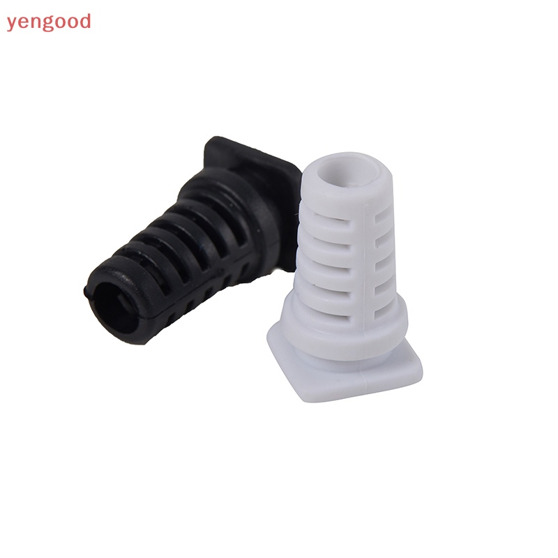 Set 10 Dây Cáp Cao Su Đen Trắng 5.0mm Nối Dài Giảm Đau Bảo Vệ Cáp Sạc Điện Thoại