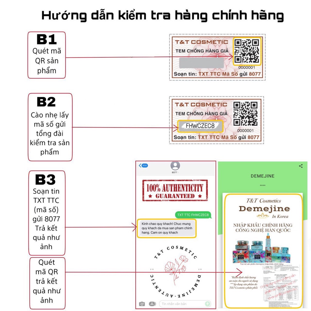 Sỉ 71k, Kem Face DEMEJINE T&T HÀN QUỐC 20gr chính hãng