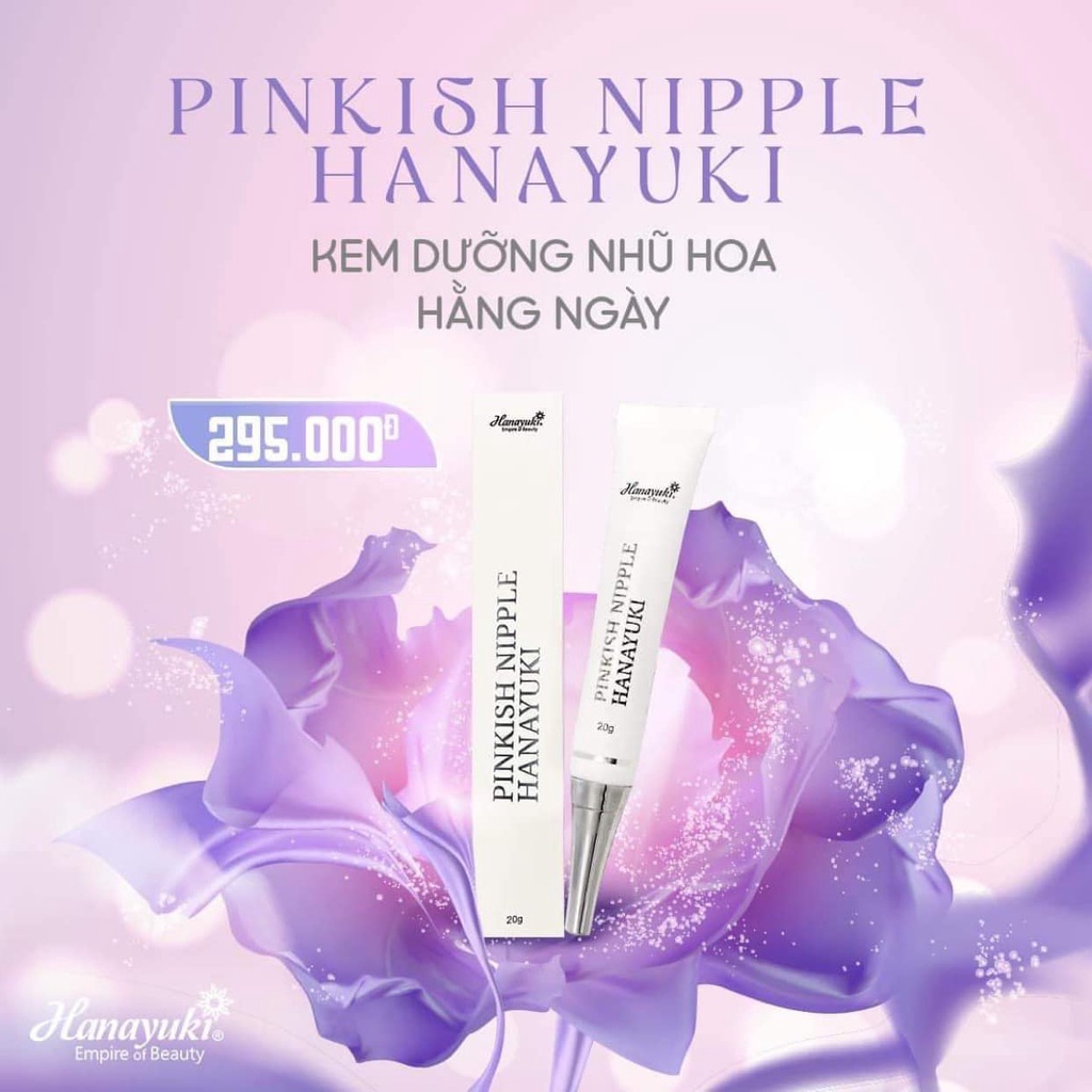 Huamai Sỉ- Kem dưỡng chống thâm, tái tạo làm hồng nhũ_hoa hiệu quả nhanh Pinkish Nipple Hanayuki chính hãng- Hanayuki