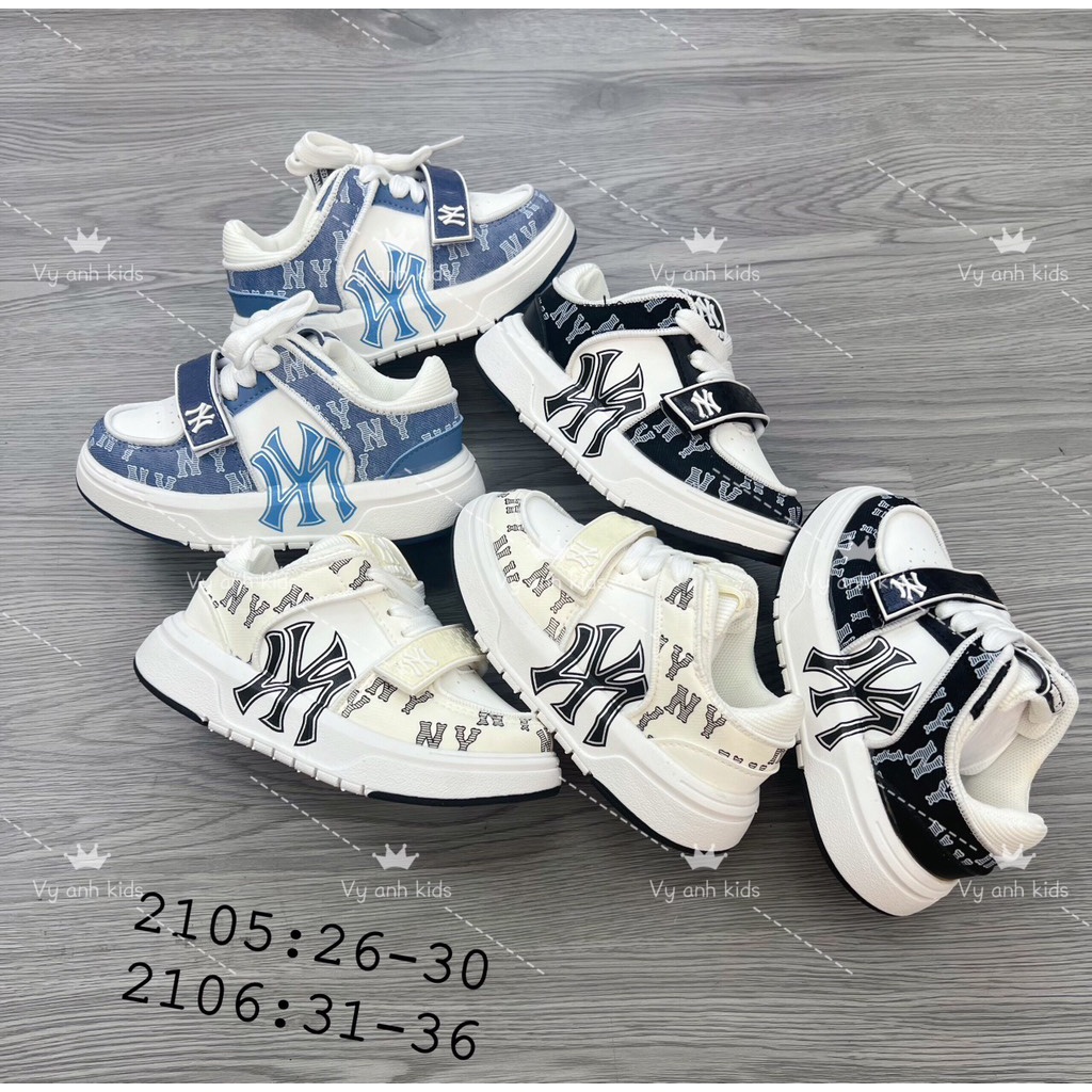 Giày thể thao NY siêu nhẹ cho bé G205 ( phom nhỏ tăng 1-2 size )