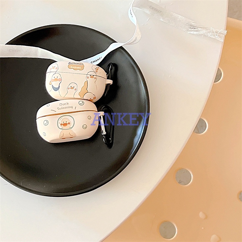 Cover For Sony WF-1000XM5 WF-1000XM4 Earphone Silicone Case Cute Astronaut Earbuds Waterproof Shockproof Soft Protective Headphone Cover Headset Skin with Hook