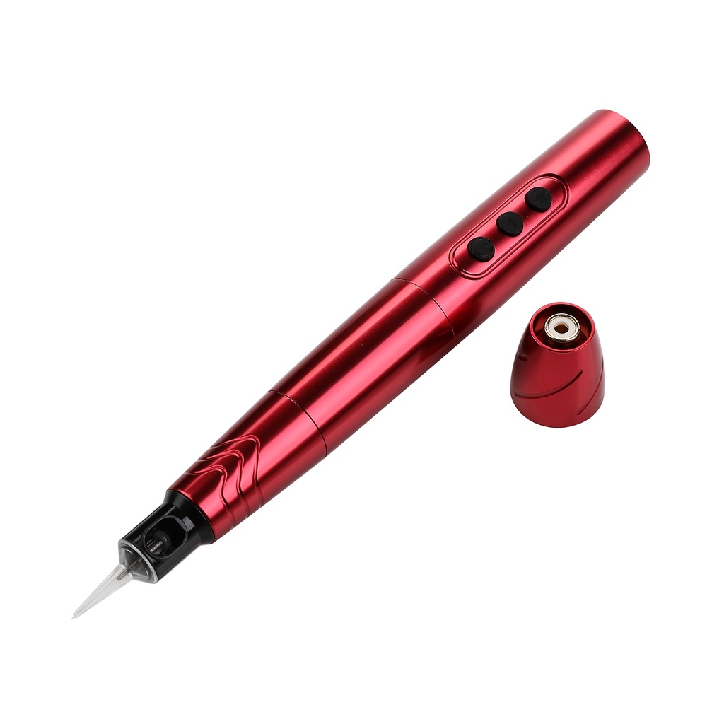 1800mah công suất lớn pmu tattoo pen máy với rca adapter 3.0mm storke trọng lượng nhẹ trang điểm vĩnh viễn không dây rotary pen máy