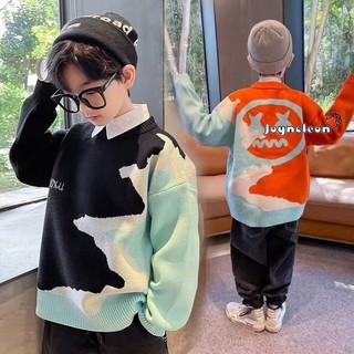 Joyncleon Áo sweater Dệt Kim Chui Đầu Thời Trang Mùa Thu Đông Dành Cho Bé Trai