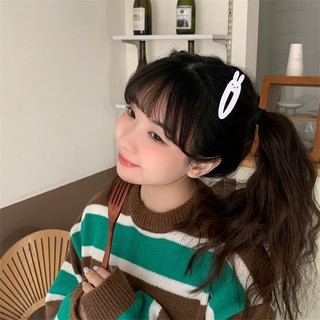 Set 2 Kẹp Tóc Tai Thỏ Dễ Thương Cho Nữ
