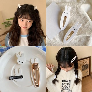 Set 2 Kẹp Tóc Tai Thỏ Dễ Thương Cho Nữ