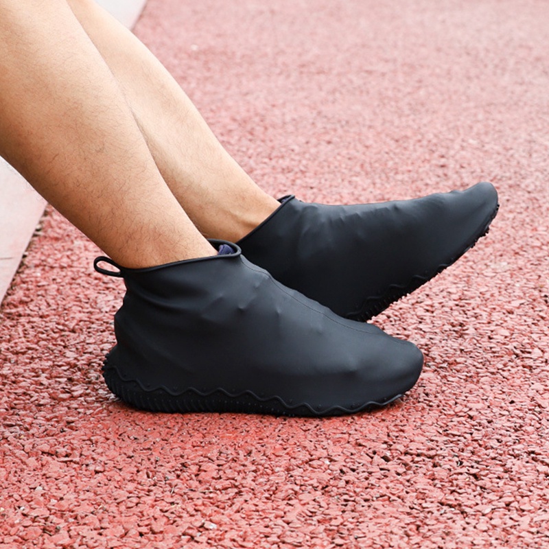 Shoe covers overshoes waterproof shoe covers non-slip rain shoes cover giày có thể tái sử dụng