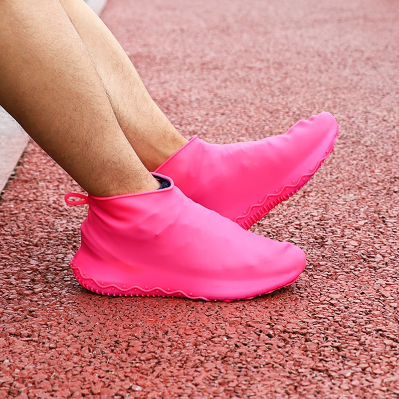 Shoe covers overshoes waterproof shoe covers non-slip rain shoes cover giày có thể tái sử dụng
