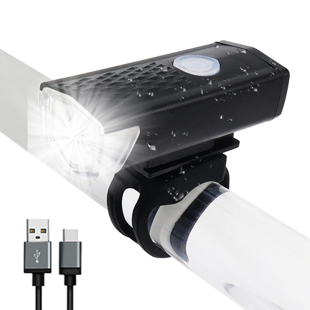 Đèn Pha Xe Đạp 300 Lumens Sạc USB Chất Lượng Cao