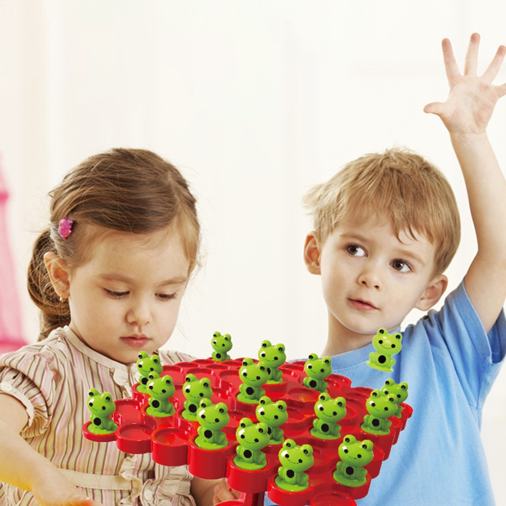 Frog balance tree toys đồ chơi trẻ em phát triển trí tuệ tư duy tập trung nhiều người chơi trò chơi tương tác bé trai và bé gái đồ chơi để bàn quà tặng đồ chơi cho trẻ em
