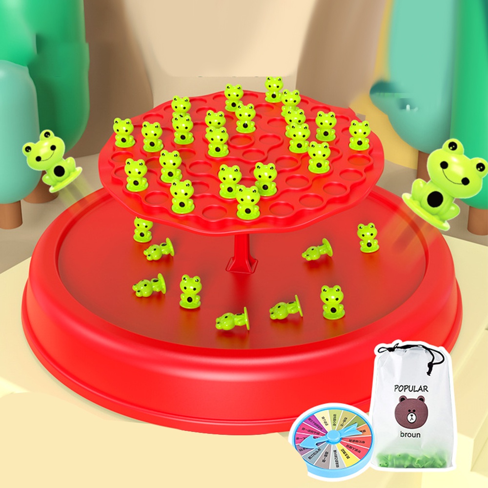 Frog balance tree toys đồ chơi trẻ em phát triển trí tuệ tư duy tập trung nhiều người chơi trò chơi tương tác bé trai và bé gái đồ chơi để bàn quà tặng đồ chơi cho trẻ em