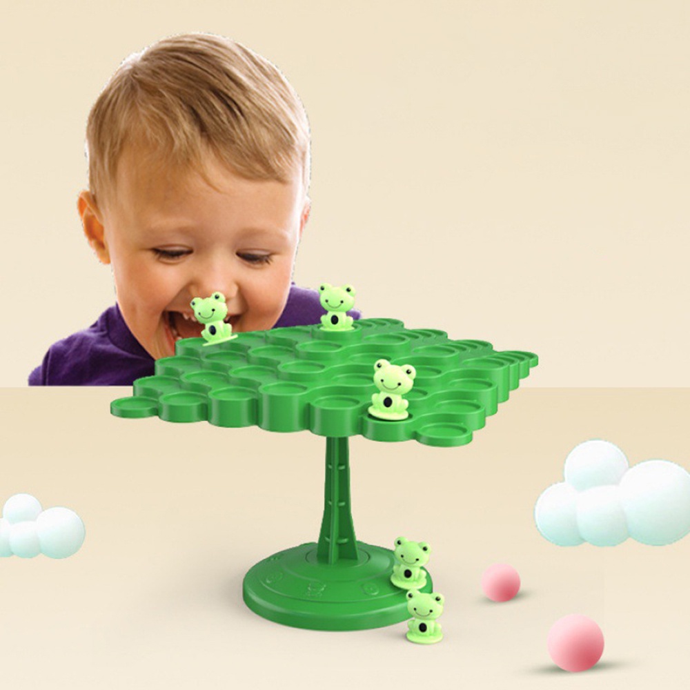 Frog balance tree toys đồ chơi trẻ em phát triển trí tuệ tư duy tập trung nhiều người chơi trò chơi tương tác bé trai và bé gái đồ chơi để bàn quà tặng đồ chơi cho trẻ em