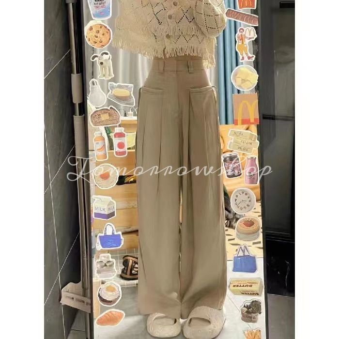 Tomorrow Quần Dài Dáng Rộng Thoải Mái Phong Cách Hàn Quốc Thời Trang Cho Nữ tjl028