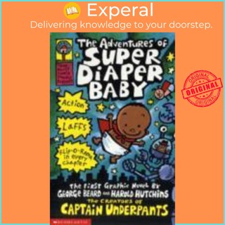 Sách - The Adventures of Super Diaper Baby by Dav Pilkey