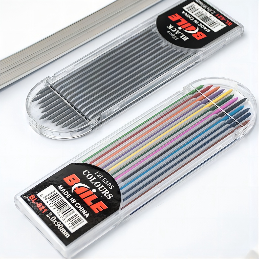 Bút Chì Bấm Thay Thế Ngòi 2.0mm wj368 Màu Sắc Dành Cho Học Sinh