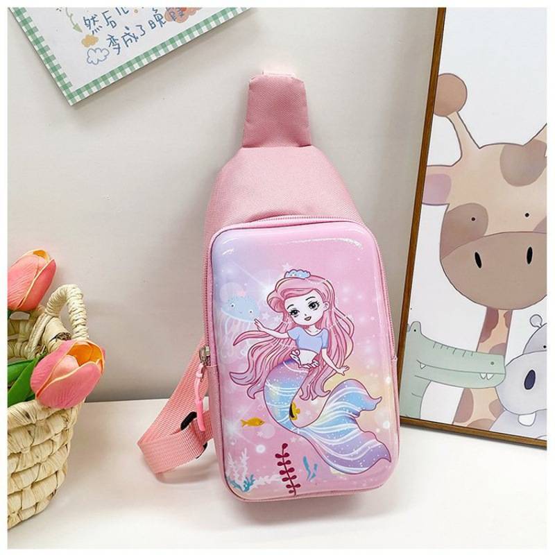 Ere1 Túi Đeo Chéo Ngực / Hông Họa Tiết pikachu / Nàng Tiên Cá Dễ Thương Thời Trang Cho Bé